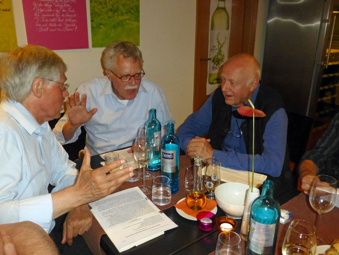 Heiner Grube im Gespräch mit Rolf-Peter Habbig und Peter Wunderlich